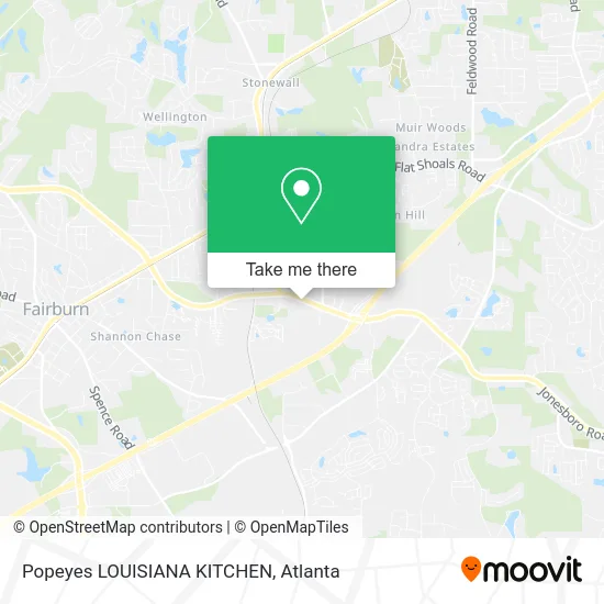 Mapa de Popeyes LOUISIANA KITCHEN