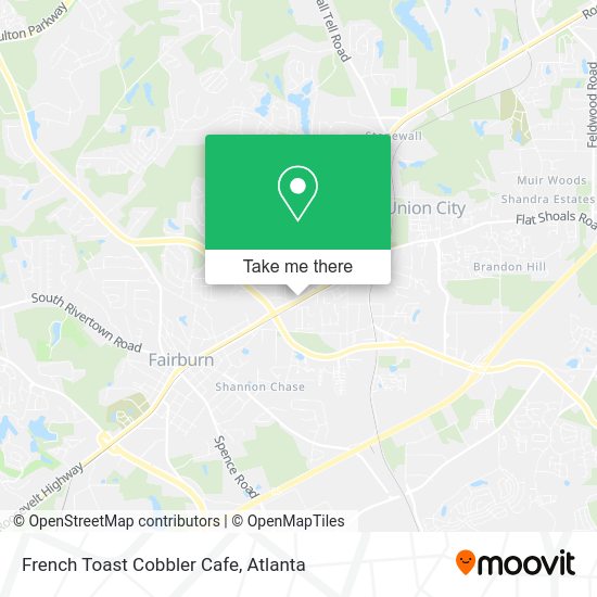 French Toast Cobbler Cafe map