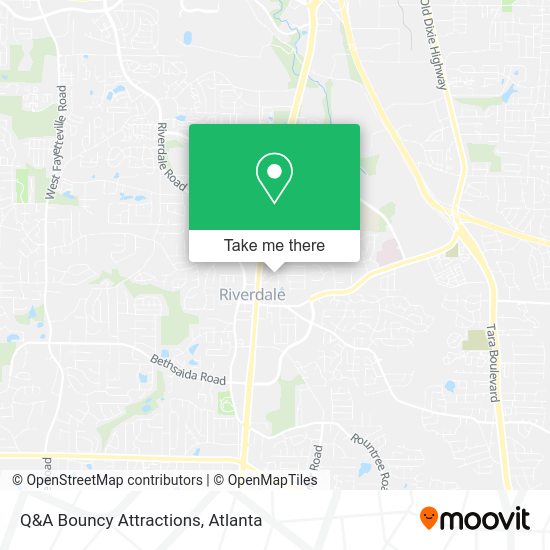 Mapa de Q&A Bouncy Attractions