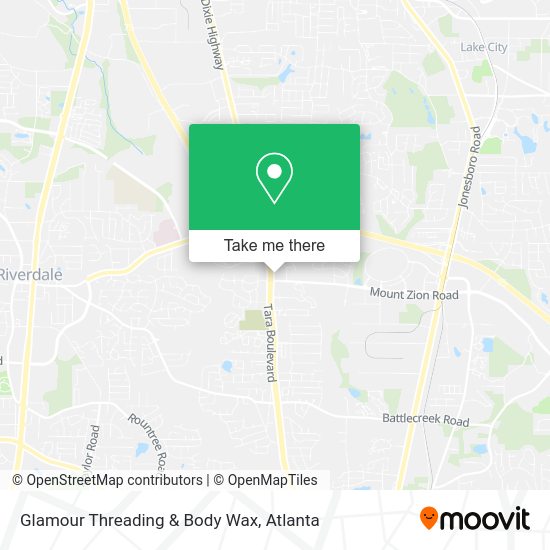 Glamour Threading & Body Wax map