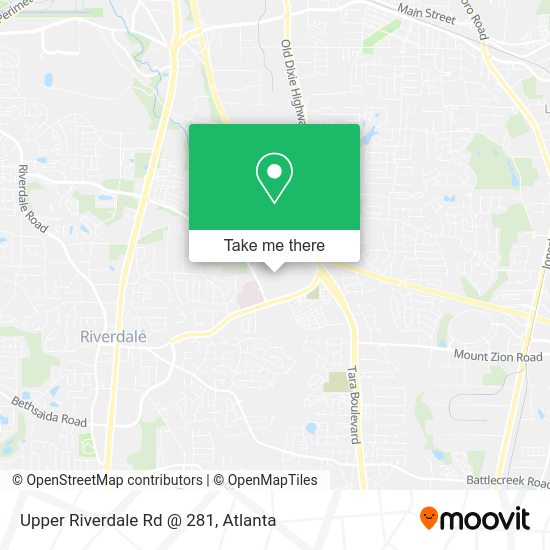 Mapa de Upper Riverdale Rd @ 281