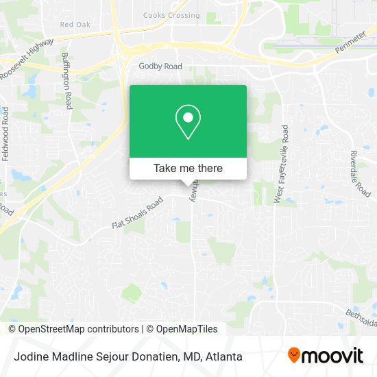 Mapa de Jodine Madline Sejour Donatien, MD