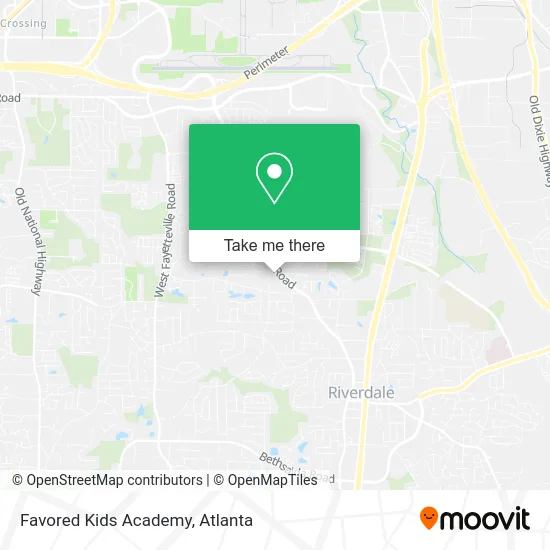 Favored Kids Academy map