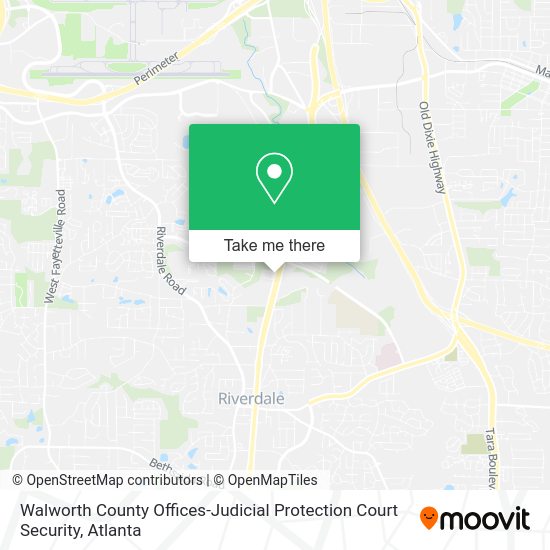 Walworth County Offices-Judicial Protection Court Security map