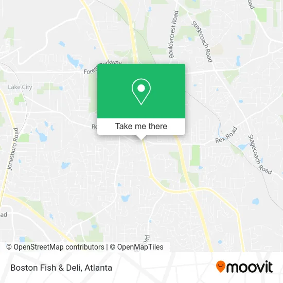 Mapa de Boston Fish & Deli