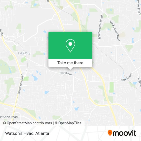 Mapa de Watson's Hvac