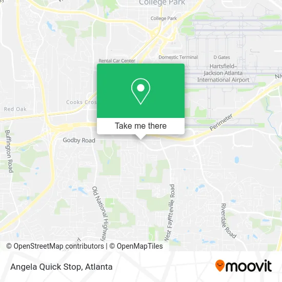 Angela Quick Stop map