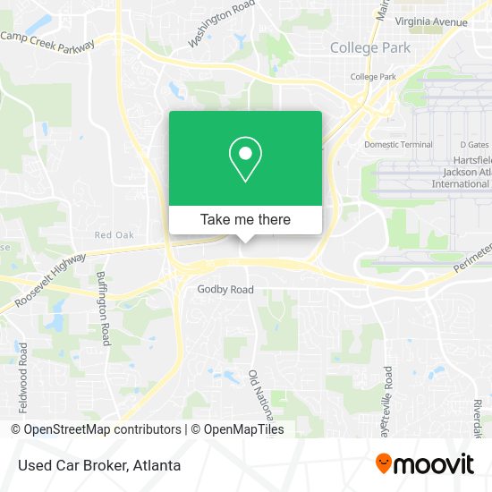 Mapa de Used Car Broker