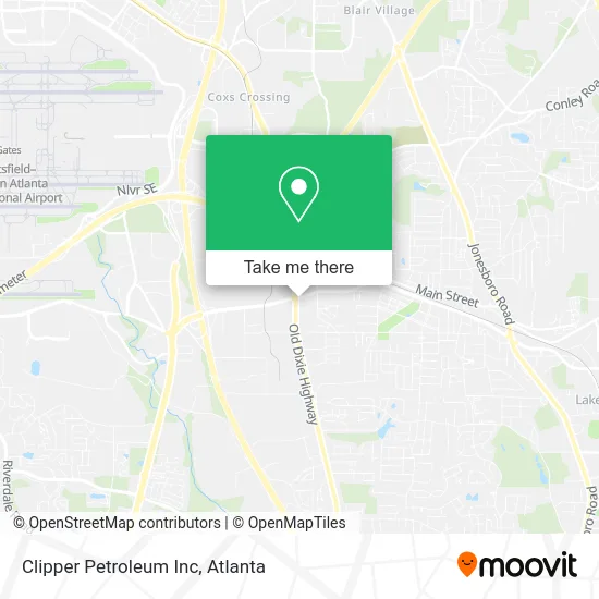 Clipper Petroleum Inc map