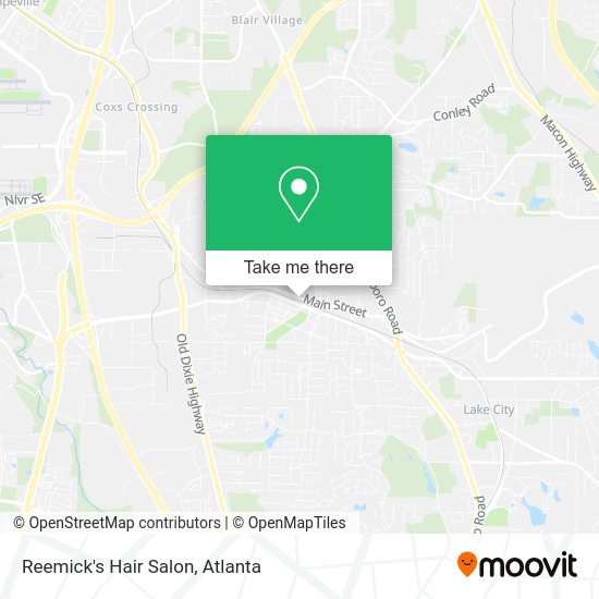 Reemick's Hair Salon map