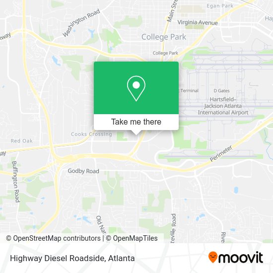 Mapa de Highway Diesel Roadside