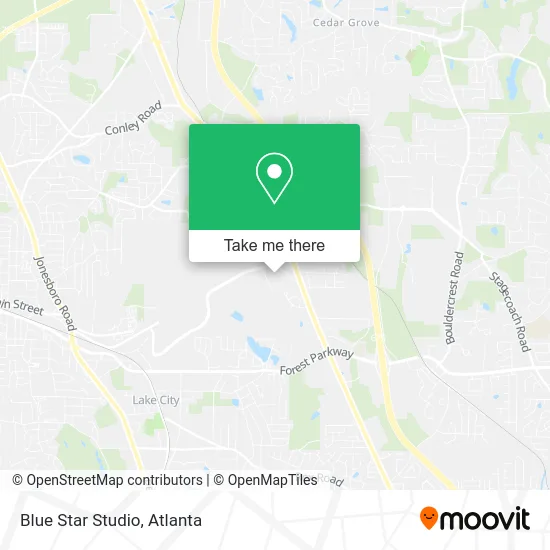 Mapa de Blue Star Studio