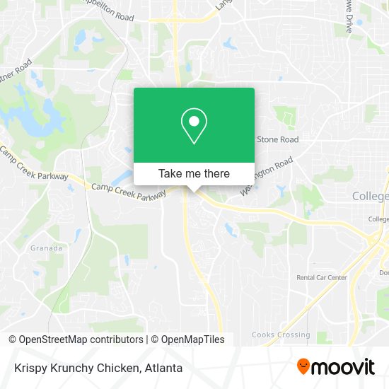 Krispy Krunchy Chicken map