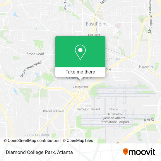 Mapa de Diamond College Park