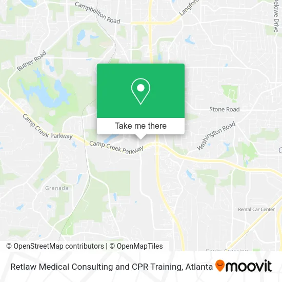 Retlaw Medical Consulting and CPR Training map