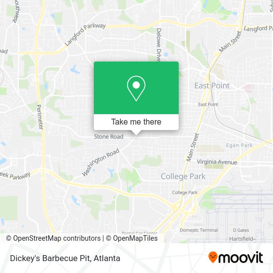 Mapa de Dickey's Barbecue Pit