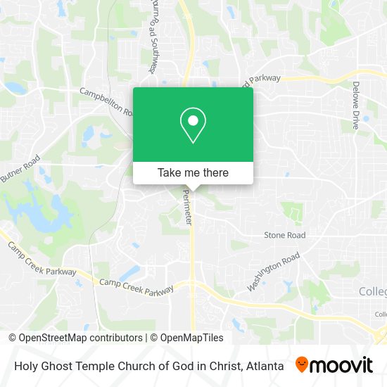 Holy Ghost Temple Church of God in Christ map