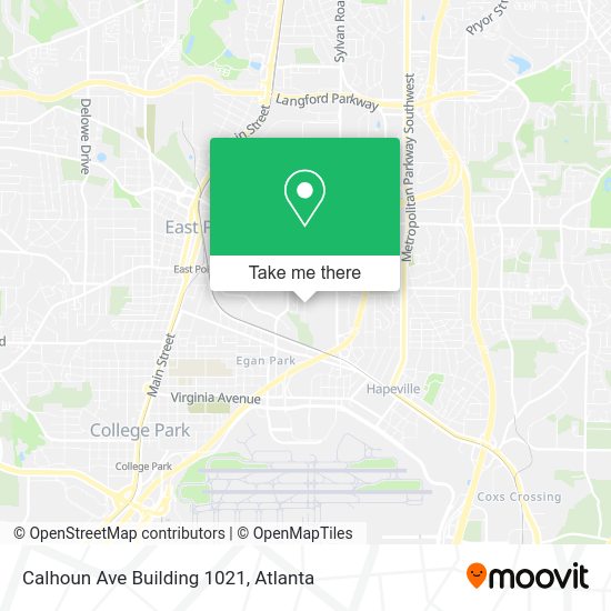 Mapa de Calhoun Ave Building 1021