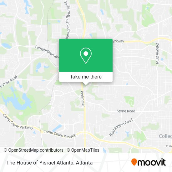 The House of Yisrael Atlanta map