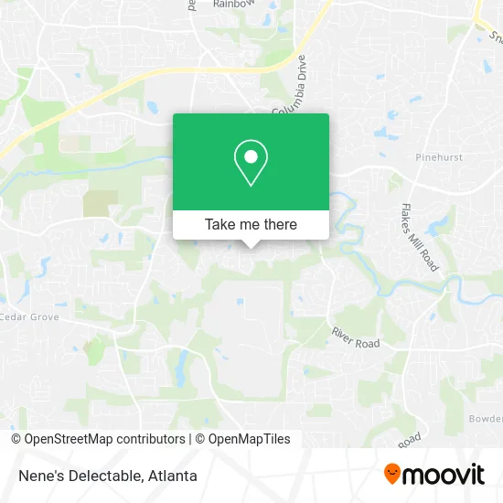 Nene's Delectable map