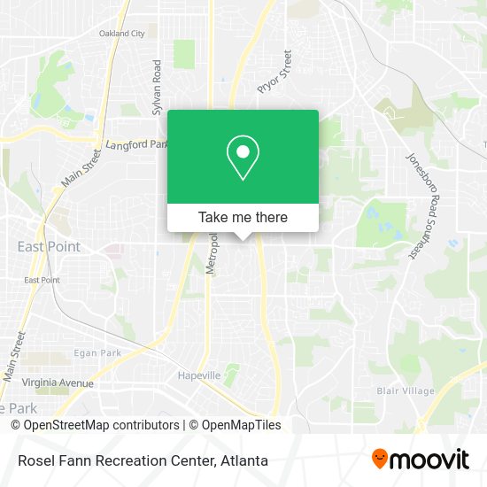 Mapa de Rosel Fann Recreation Center