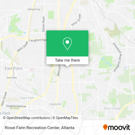 Mapa de Rosel Fann Recreation Center