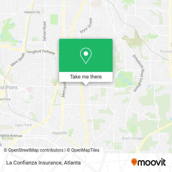 La Confianza Insurance map