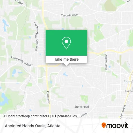 Anointed Hands Oasis map