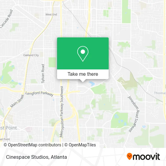 Mapa de Cinespace Studios