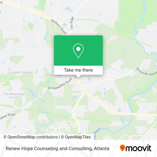 Renew Hope Counseling and Consulting map