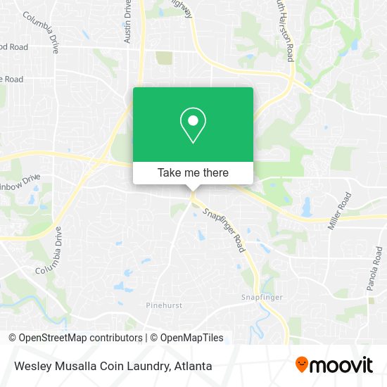 Wesley Musalla Coin Laundry map