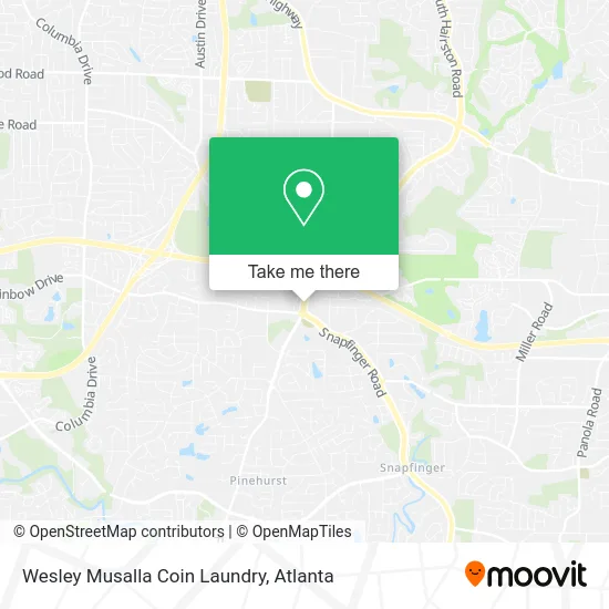 Wesley Musalla Coin Laundry map