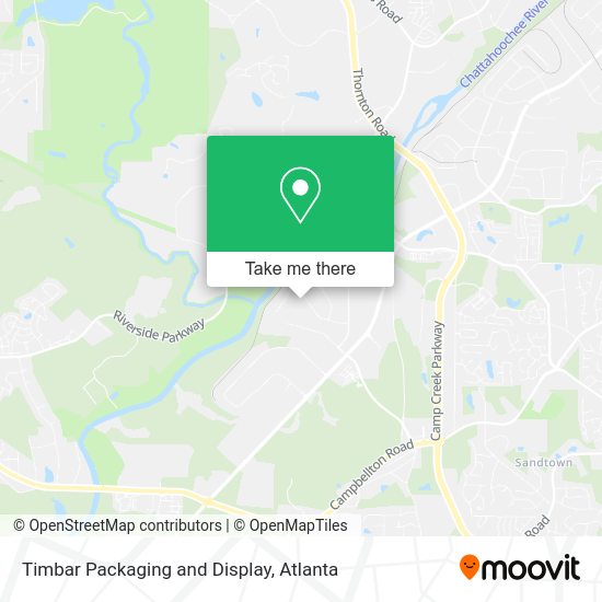 Timbar Packaging and Display map