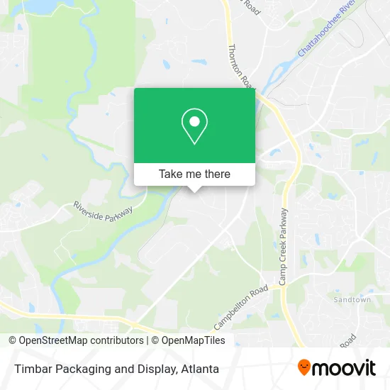 Timbar Packaging and Display map