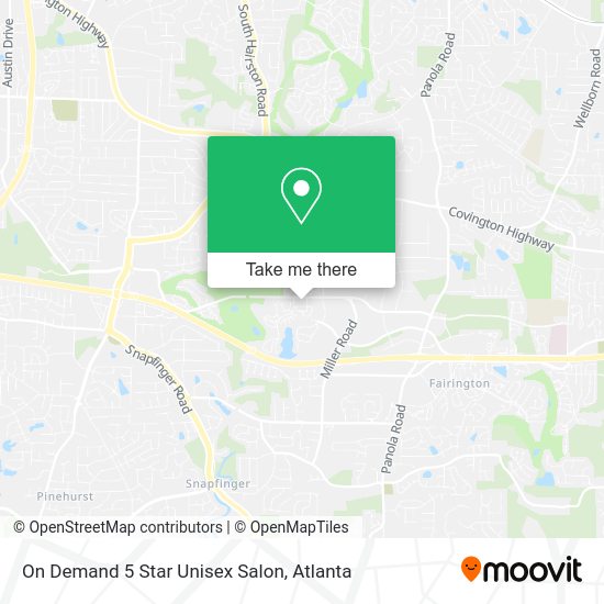 On Demand 5 Star Unisex Salon map