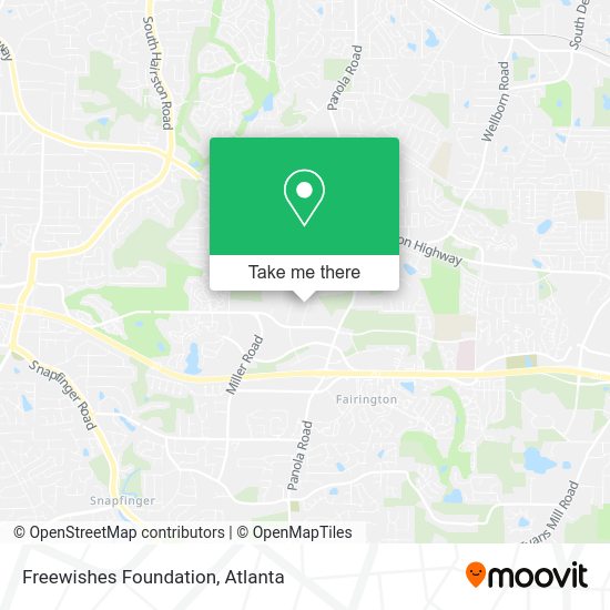 Freewishes Foundation map