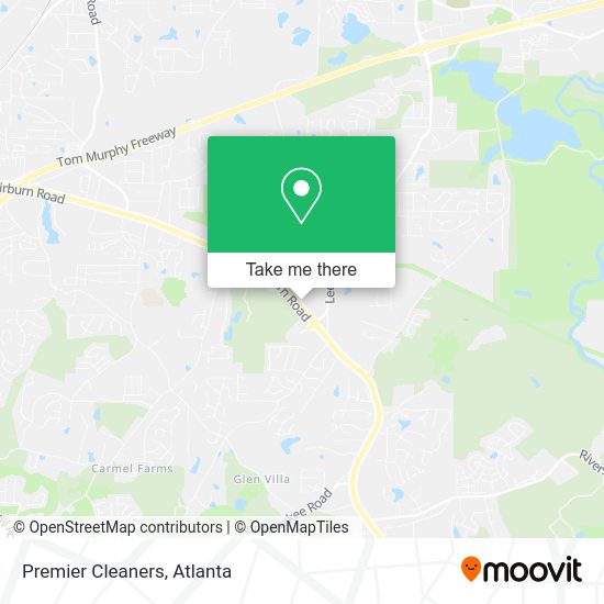 Premier Cleaners map