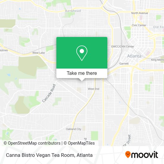 Mapa de Canna Bistro Vegan Tea Room