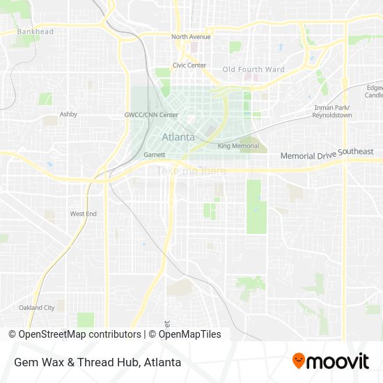 Mapa de Gem Wax & Thread Hub