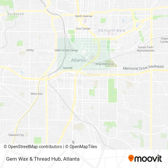 Gem Wax & Thread Hub map