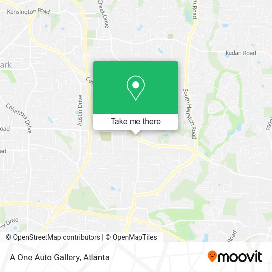 A One Auto Gallery map