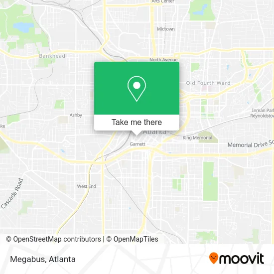 Megabus map