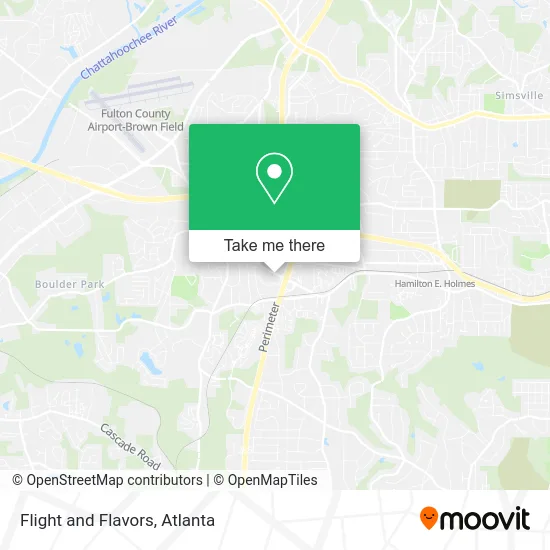 Mapa de Flight and Flavors