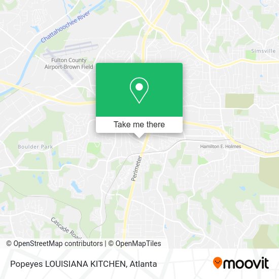 Mapa de Popeyes LOUISIANA KITCHEN