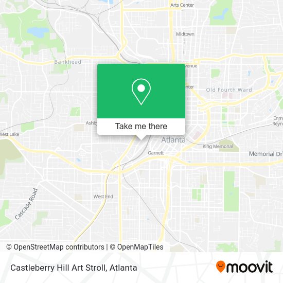Castleberry Hill Art Stroll map