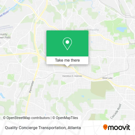 Mapa de Quality Concierge Transportation