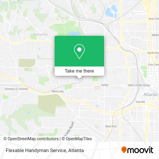 Flexable Handyman Service map