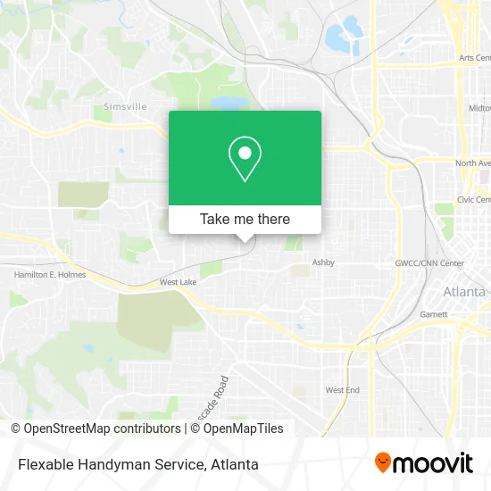 Mapa de Flexable Handyman Service
