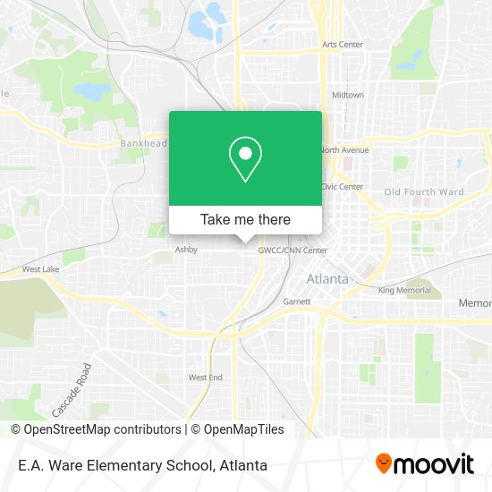 E.A. Ware Elementary School map