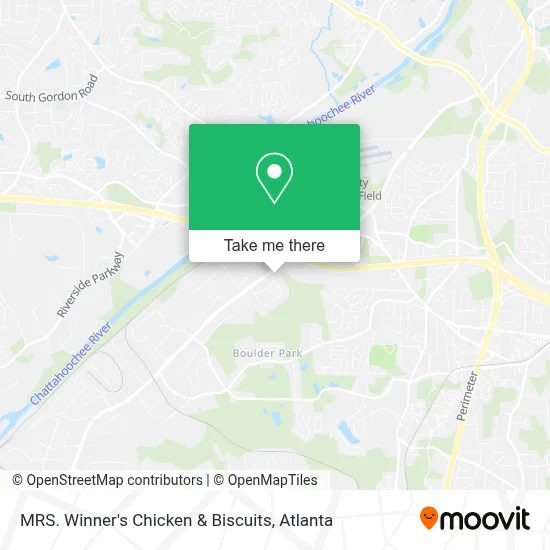 MRS. Winner's Chicken & Biscuits map